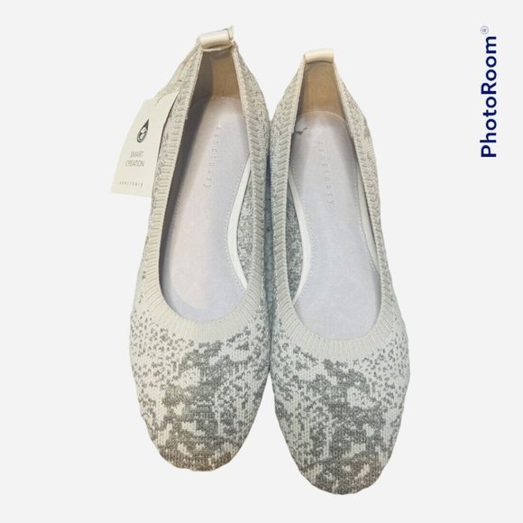 Sanctuary Social "Smart Creation" Knit Ballet Flats In Crème Size 6 New - Picture 3 of 7